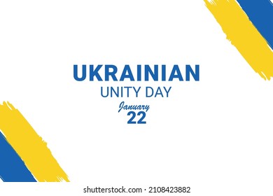 Illustration vector graphic of Ukrainian Unity Day. The illustration is Suitable for banners, flyers, stickers, Card, etc.
