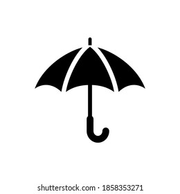 Illustration vector graphic of umbrella icon. Concept flat design. Perfect for icon, poster, banner, web, label, sign, symbol, card, template, application, etc.