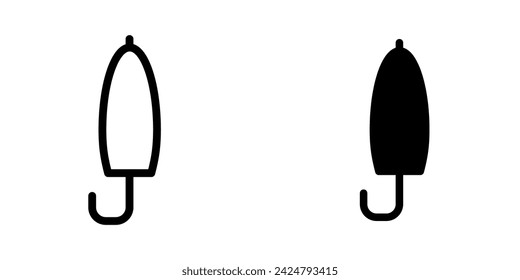 Ilustración Vector Gráfico del icono del paraguas