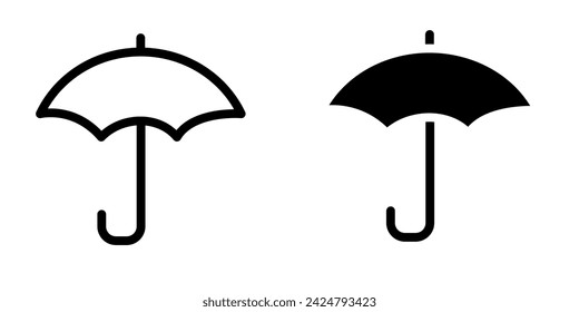 Illustration Vector Graphic of Umbrella icon