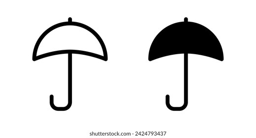Illustration Vector Graphic of Umbrella icon