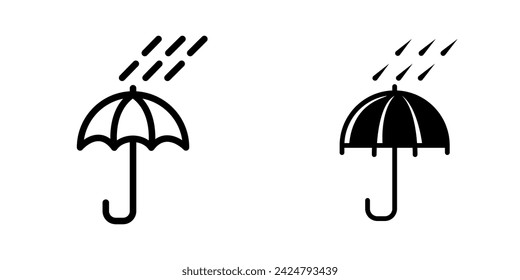 Illustration Vector Graphic of Umbrella icon