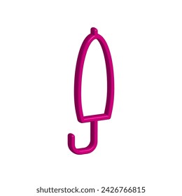 Ilustración Vector Gráfico del icono del paraguas