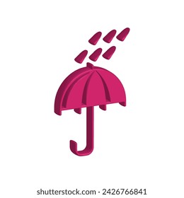 Illustration Vector Graphic of Umbrella icon
