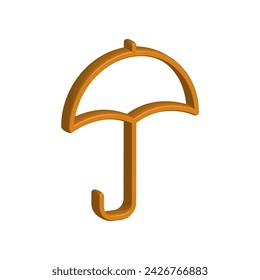 Illustration Vector Graphic of Umbrella icon