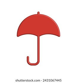 Illustration Vector graphic of umbrella icon. Fit for protection, safety, climate, anti virus, insurance, relaxation, recreation etc.