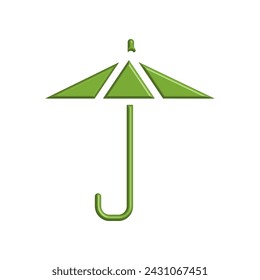 Illustration Vector graphic of umbrella icon. Fit for protection, safety, climate, anti virus, insurance, relaxation, recreation etc.