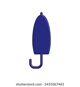 Illustration Vector graphic of umbrella icon. Fit for protection, safety, climate, anti virus, insurance, relaxation, recreation etc.