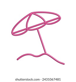 Illustration Vector graphic of umbrella icon. Fit for protection, safety, climate, anti virus, insurance, relaxation, recreation etc.