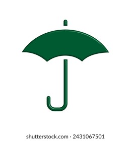 Illustration Vector graphic of umbrella icon. Fit for protection, safety, climate, anti virus, insurance, relaxation, recreation etc.