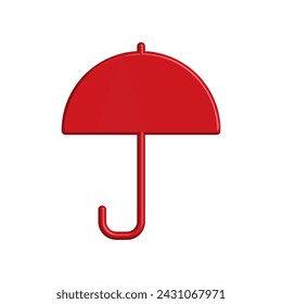 Illustration Vector graphic of umbrella icon. Fit for protection, safety, climate, anti virus, insurance, relaxation, recreation etc.