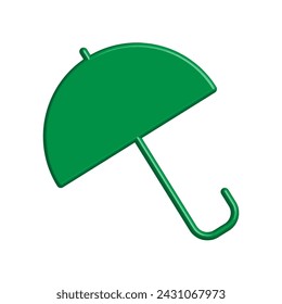 Illustration Vector graphic of umbrella icon. Fit for protection, safety, climate, anti virus, insurance, relaxation, recreation etc.