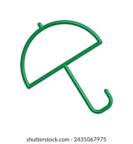 Illustration Vector graphic of umbrella icon. Fit for protection, safety, climate, anti virus, insurance, relaxation, recreation etc.