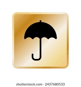 Illustration Vector graphic of umbrella icon. Fit for protection, safety, climate, anti virus, insurance, relaxation, recreation etc.