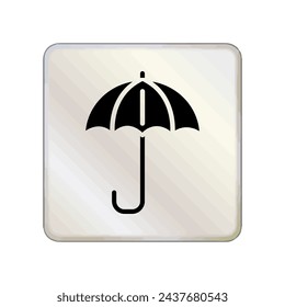 Illustration Vector graphic of umbrella icon. Fit for protection, safety, climate, anti virus, insurance, relaxation, recreation etc.