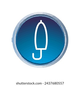 Illustration Vector graphic of umbrella icon. Fit for protection, safety, climate, anti virus, insurance, relaxation, recreation etc.