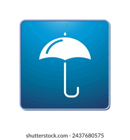 Illustration Vector graphic of umbrella icon. Fit for protection, safety, climate, anti virus, insurance, relaxation, recreation etc.