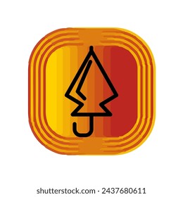 Illustration Vector graphic of umbrella icon. Fit for protection, safety, climate, anti virus, insurance, relaxation, recreation etc.