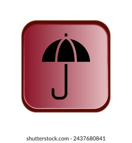 Illustration Vector graphic of umbrella icon. Fit for protection, safety, climate, anti virus, insurance, relaxation, recreation etc.