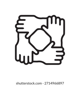 Gráfico vetorial de ilustração do ícone Unity e Support