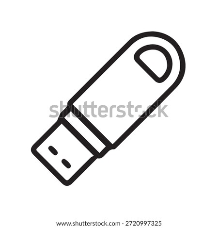 Illustration vector graphic of USB Flash Drive Icon