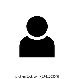 Illustration vector graphic of user icon. Concept flat design. Perfect for icon, poster, banner, web, label, sign, symbol, card, template, application, etc.
