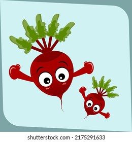 illustration vector graphic of vegetable and fruit. good for icon, kids book, etc.