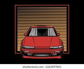 illustration vector graphic of vehicle car design concept
