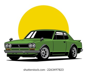 illustration vector graphic of vehicle car design concept