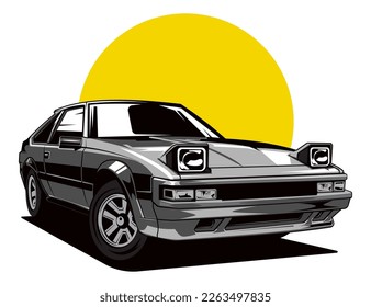 illustration vector graphic of vehicle car design concept