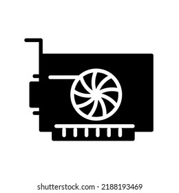 Illustration Vector Graphic of VGA Card icon template design