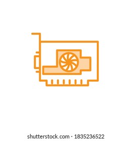 Illustration Vector graphic of VGA icon template