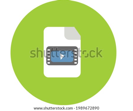 illustration vector graphic of video icon. Perfect for Add your icon image collection.