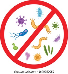 illustration vector graphic of  virus