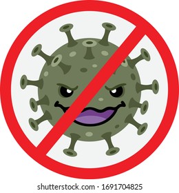 illustration vector graphic of  virus