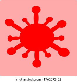 illustration vector graphic of virus corona, covid-19concept design