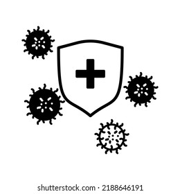 Illustration Vector Graphic of Virus icon