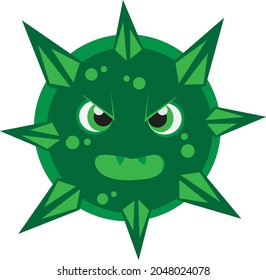 illustration vector graphic of virus perfect for introduction and prevention of dangerous viruses