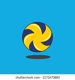 illustration vector graphic of volley ball good for sport organization or market sport.