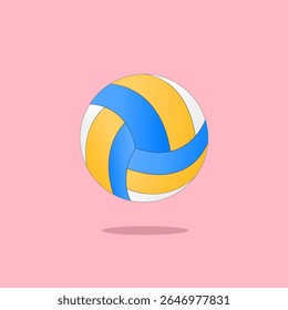 Illustration vector graphic of volleyball.