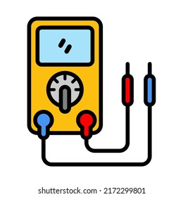 Illustration Vector Graphic Voltmeter Electricity Tool Stock Vector ...