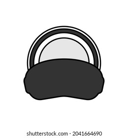 Gráfico vectorial de ilustración del logotipo VR. Perfecto para la compañía tecnológica