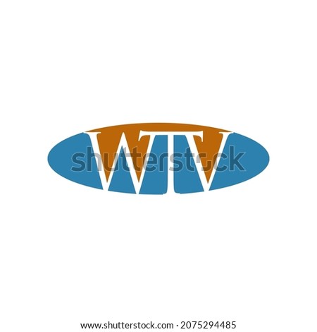 Illustration Vector Graphic of W T V logotype design