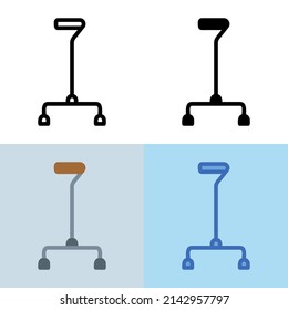 Illustration, Vektorgrafik von Walking Stick Icon. Perfekt für Benutzerschnittstelle, neue Anwendung usw.