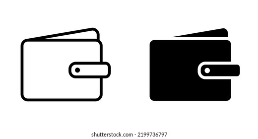 Illustration Vector graphic of wallet icon. Fit for vacation, tourism, holiday etc. 