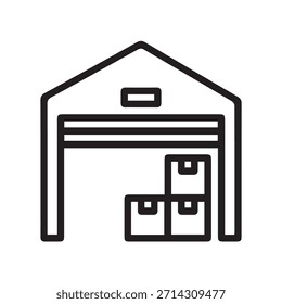 illustration vector graphic of Warehouse Storage Solutions