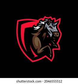 illustration vector graphic of warhorse