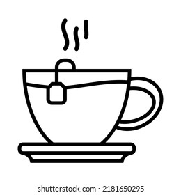 Illustration Vector Graphic of Warm tea cup icon