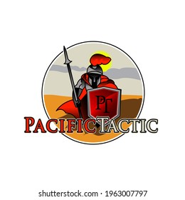 Illustration Vector graphic of warrior logo