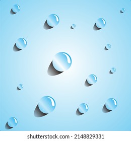 Illustration vector graphic of water drop perfect for background